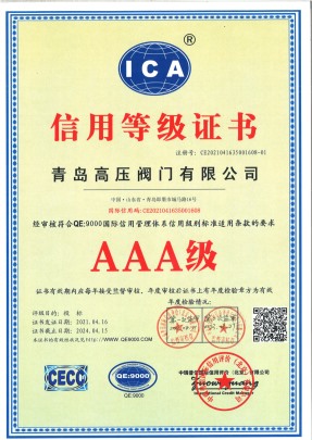 Credit Rating Certificate 3A